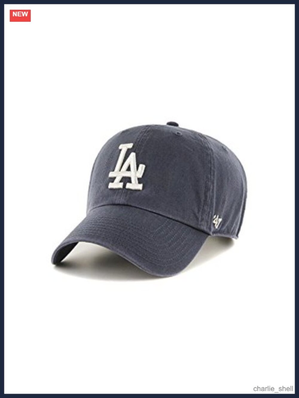 47 Brand MLB LA Dodgers Clean Up Adjustable Baseball Cap